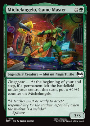 Michelangelo, Game Master Michelangelo, Game Master