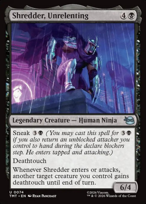 Shredder, Unrelenting Shredder, Unrelenting
